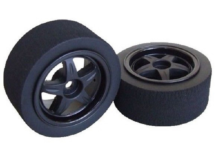Kawada RC RGT80 Fr Wheel + L Rubber Tire For Mini(35)