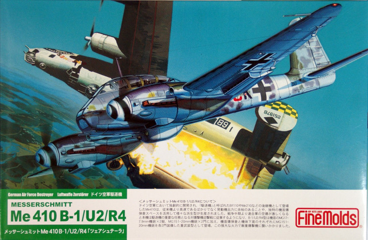 Fine Molds FL9 German Messerschmitt Me 410 B-1/U2/R4 1/72 Scale Kit (4536318750093)