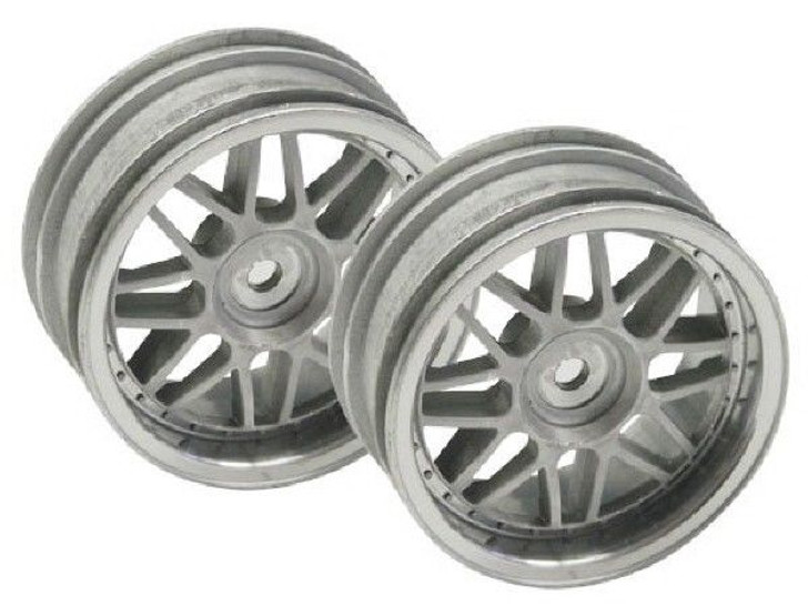 Kawada RC TU47P 8Mesh Wheel For Med. Narrow Chrome (X=10mm) : 2Pcs.