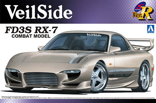 Aoshima 07228 Mazda RX-7 FD3S VeilSide Combat Model 1/24 Scale Kit (4905083007228)