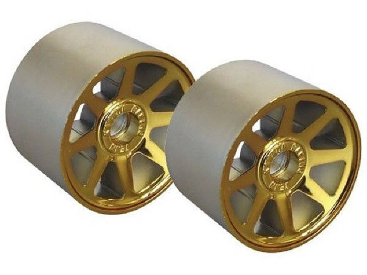 Kawada RC RSX25G Large Front Wheel Gold Plated : 2Pcs.