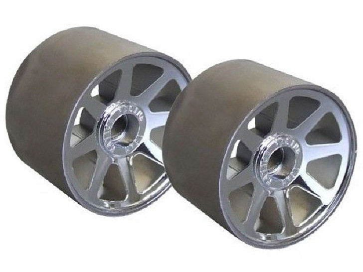 Kawada RC RSX25C Large Front Wheel Chrome Plated : 2Pcs.