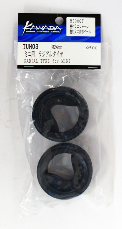 Kawada RC TUM03 Radial Tire For Mini Chassis