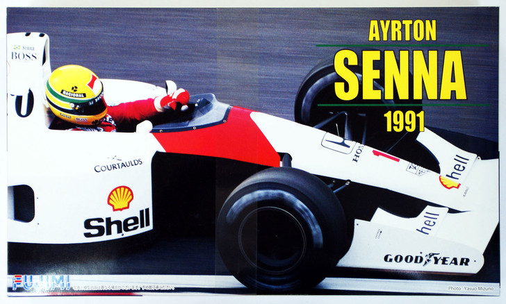 Fujimi GP SP26 F1 McLaren Honda MP4/6 Japan GP with Driver Figure 1/20 Scale Kit