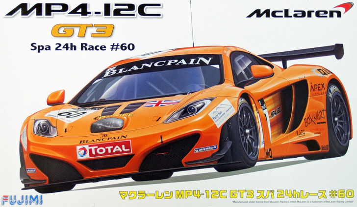 Fujimi RS-74 McLaren MP4-12C GT3 Spa 24h Race #60 1/24 scale kit 4968728125701 (4968728125701)