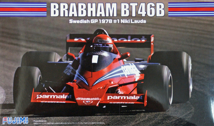 Fujimi GP49 F1 Brabham BT46B Swedish GP 1978 #1 Niki Lauda 1/20 Scale Kit (4968728091532)