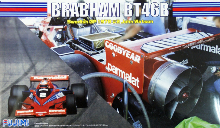 Fujimi GP50 F1 Brabham BT46B Swedish GP 1978 #2 John Watson 1/20 Scale Kit (4968728091549)