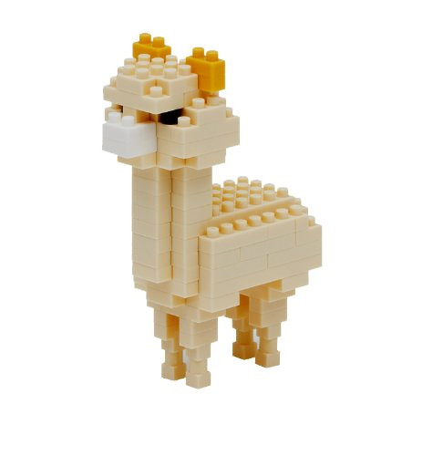 Kawada NBC-079 nanoblock Alpaca Cream (4972825144374)