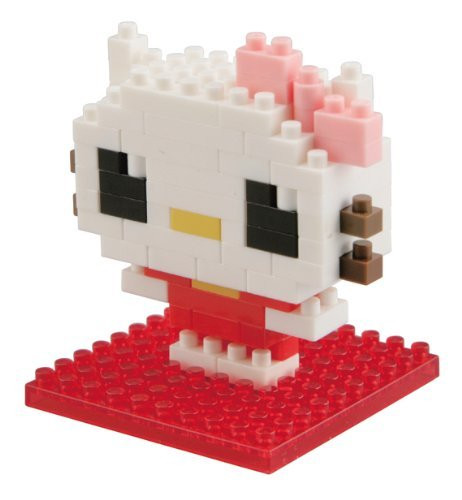 Kawada NBCC-010 nanoblock Kawaii Series Hello Kitty (4972825144473)