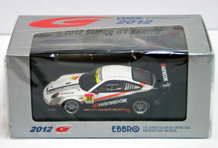 Ebbro 44751 Hankook Porsche Super GT 300 2012 No.33 (Resin Model) 1/43 Scale