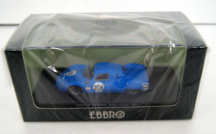 Ebbro 44906 Costin Nathan Targa Florio 1970 No.206 (Resin Model) 1/43 Scale (4526175449063)