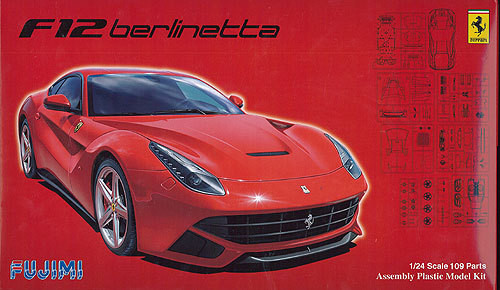 Fujimi RS-SPOT 125664 Ferrari F12 Berlinetta DX with Photo Etched Parts 1/24 Kit (4968728125664)