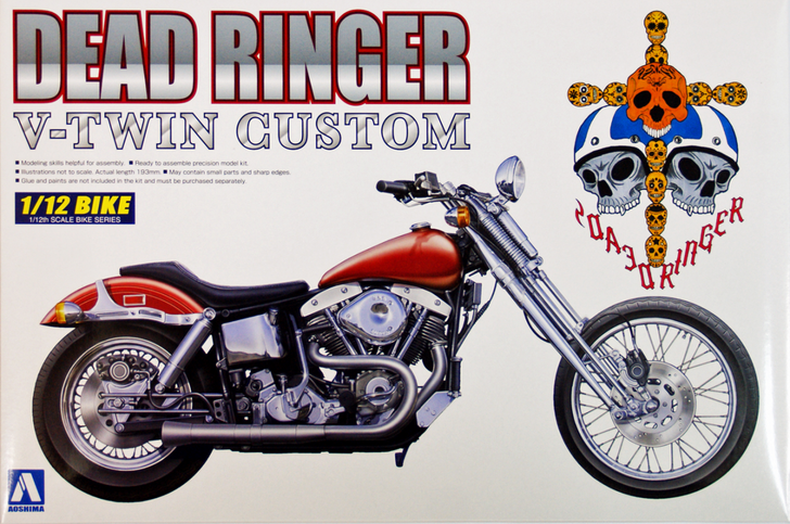 Aoshima Naked Bike 110 05675 Dead Ringer (V-Twin Custom) 1/12 Scale Kit (4905083005675)