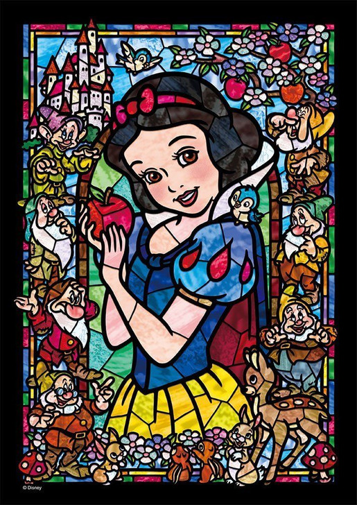 Tenyo Japan Jigsaw Puzzle DSG-266-957 Disney Snow White Stained Glass (266 Pieces)