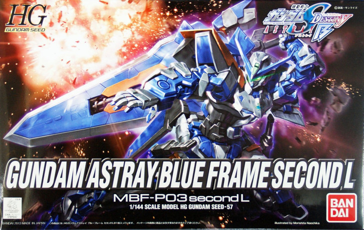 Bandai HG Gundam Seed Gundam Astray Blue Frame Second L 1/144 Scale Kit