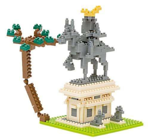 Kawada NBH-045 nanoblock Statue of Date Masamune Japan (4972825144411)
