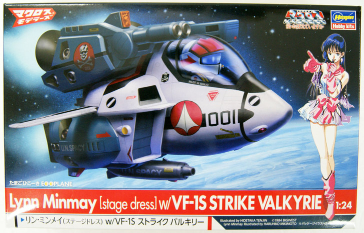 Hasegawa 65863 Lynn Minmay w/VF-1S Strike Valkyrie (Egg Plane) 1/24 Scale Kit