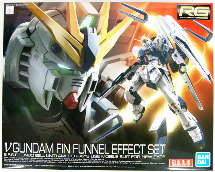 Bandai RG 590008 v (Nu) Gundam Fin Funnel Effec | PlazaJapan