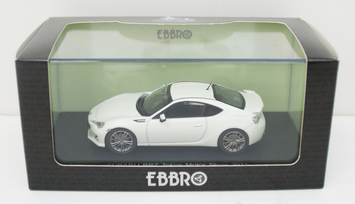 Ebbro 44903 Subaru BRZ Tokyo Motor Show 2011 (White) 1/43 Scale (4526175449032)