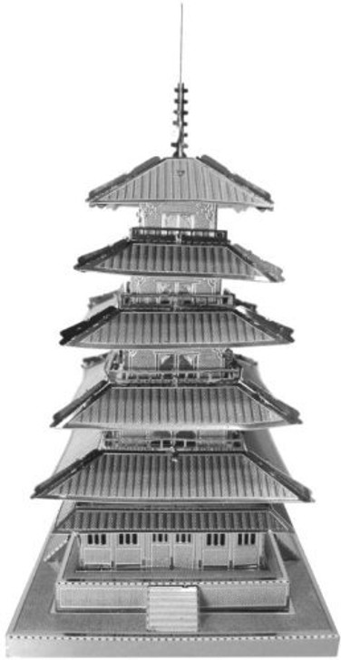 Tenyo Metallic Nano Puzzle T-MN-047 Five Storied Pagoda in Kyoto