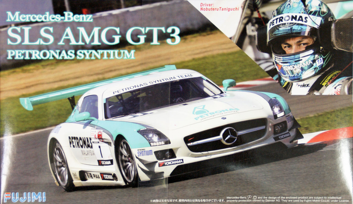 Fujimi RS-SP1 Mercedes Benz SLS AMG GT3 Petronas Syntium w/Helmet 1/24 Scale Kit (4968728125671)