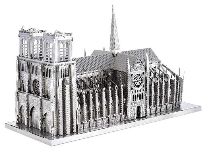 Tenyo Metallic Nano Puzzle T-MP-04 Premium Series Notre Dame Cathedral