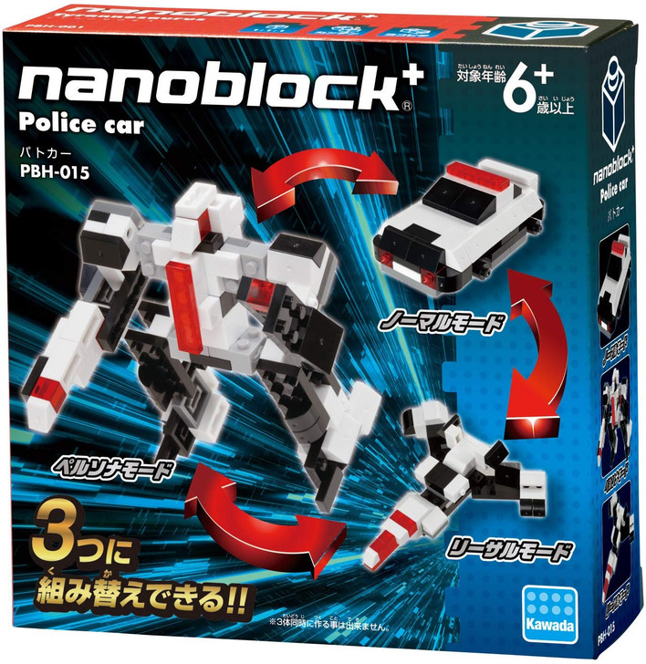 Kawada PBH-015 nanoblock Police Car | PlazaJapan