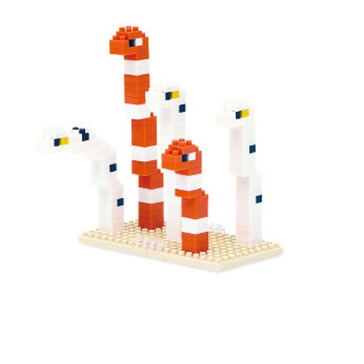 Kawada NBC-088 nanoblock Spotted Garden Eel & Splendid Garden Eel (4972825145432)