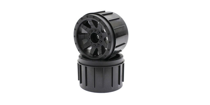 Kyosho NTH001BK Wheel (Nitro Tracker/Black/2pcs)