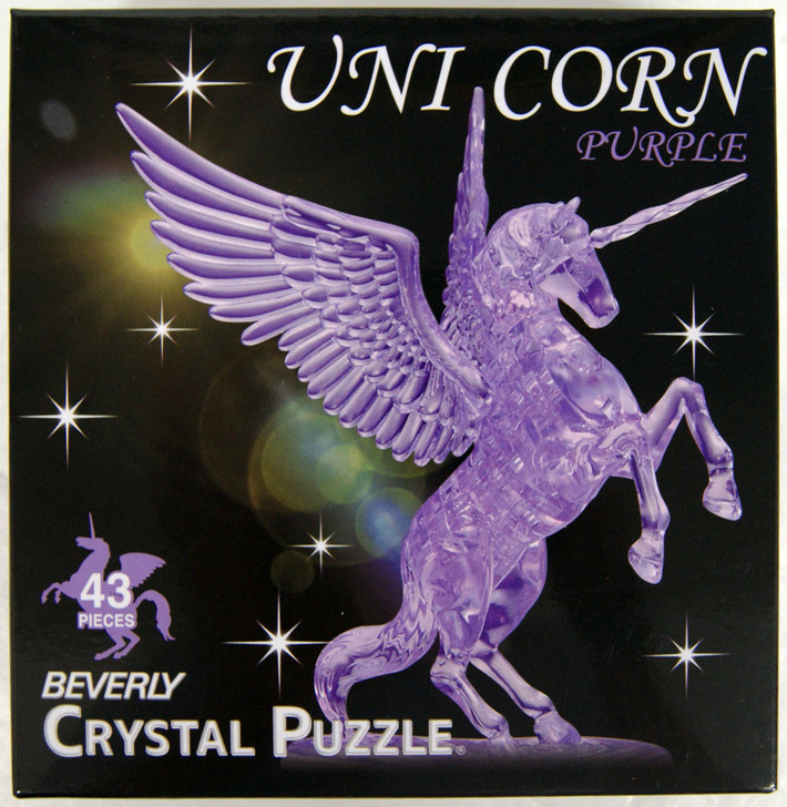 Beverly Crystal 3D Puzzle 487043 Unicorn Purple