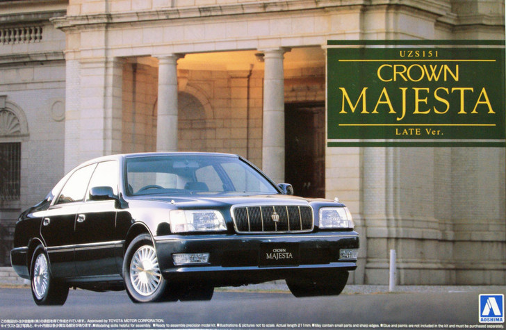 Aoshima 08263 Toyota Crown Majesta (UZS151) Late Version 1/24 Scale Kit (4905083008263)