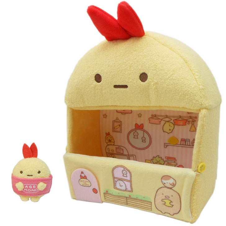 San-X Sumikko Gurashi Sumikko House Plush Toy Fried Shrimp Tail TJN