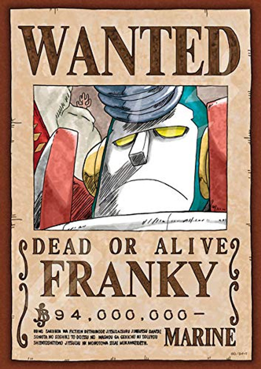 Ensky Jigsaw Puzzle 208-041 Wanted Poster One Piece Franky (208 Pieces)