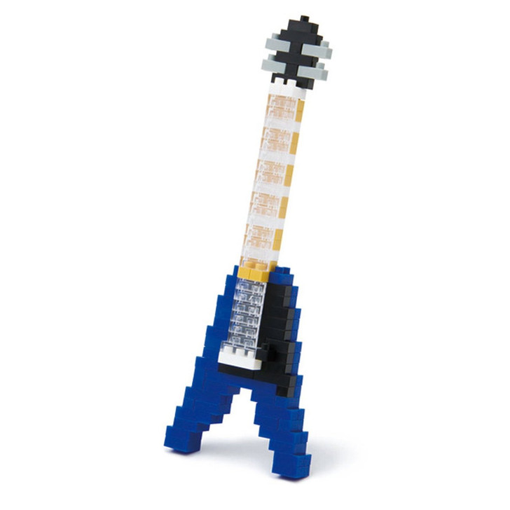Kawada NBC-095 nanoblock Electric Guitar Blue (4972825144893)