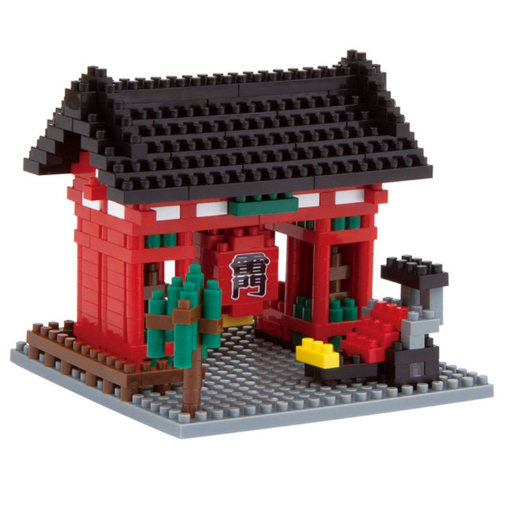 Kawada NBH-054 nanoblock Japanese Asakusa Kaminarimon (4972825144947)