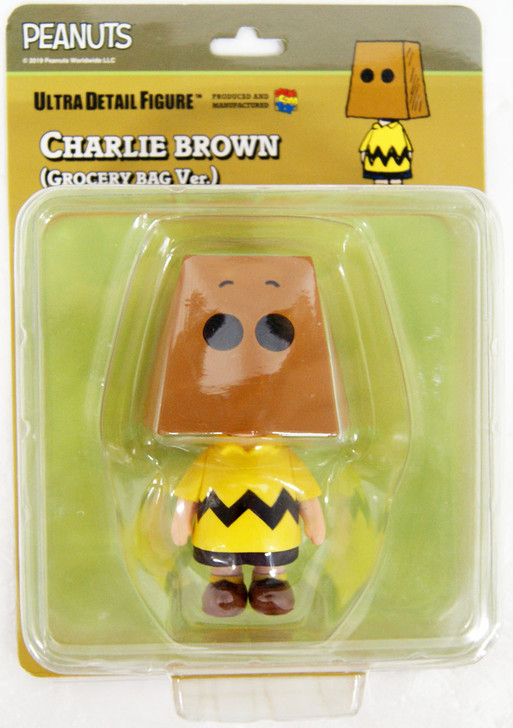 Medicom UDF-490 Ultra Detail Figure Peanuts Series 10 Charlie Brown  (Grocery Bag Ver.)