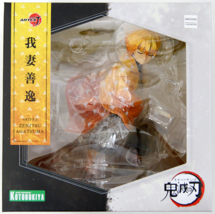 Kotobukiya PP849 ARTFX J Zenitsu Agatsuma 1/8 Scale Figure (Demon Slayer: Kimetsu no Yaiba)