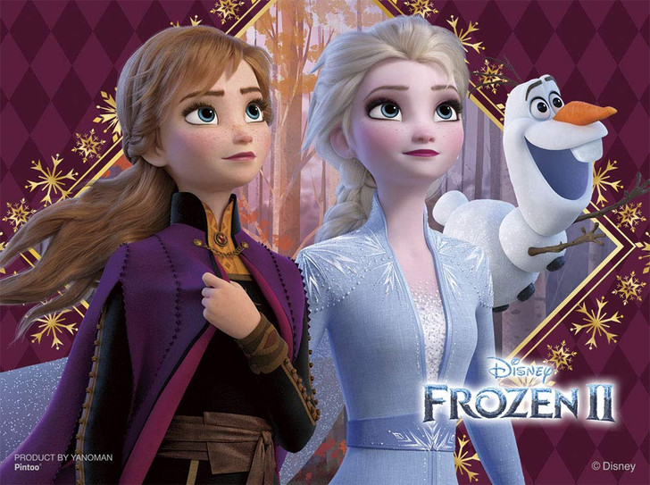 Yanoman Jigsaw Puzzle 2301-26 Disney Frozen 2 Anna, Elsa, Olaf (150 Pieces) (4979817327517)