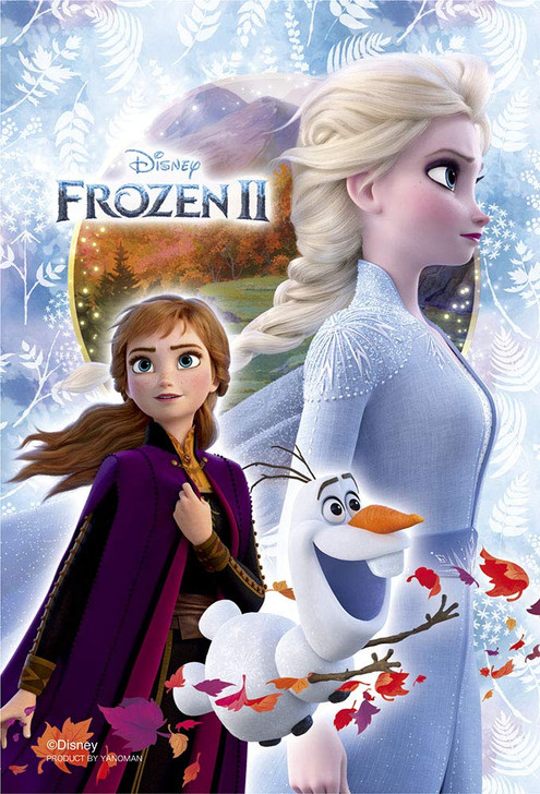 Yanoman Prism Art Jigsaw Petit Puzzle 97-222 Disney Frozen 2 Anna, Elsa, Olaf (70 Pieces)