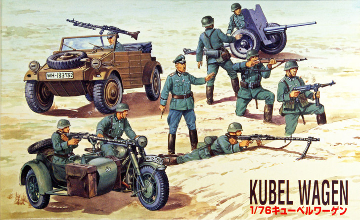 Fujimi SWA14 Special World Armor Kubel Wagen 1/76 Scale Kit (4968728762142)