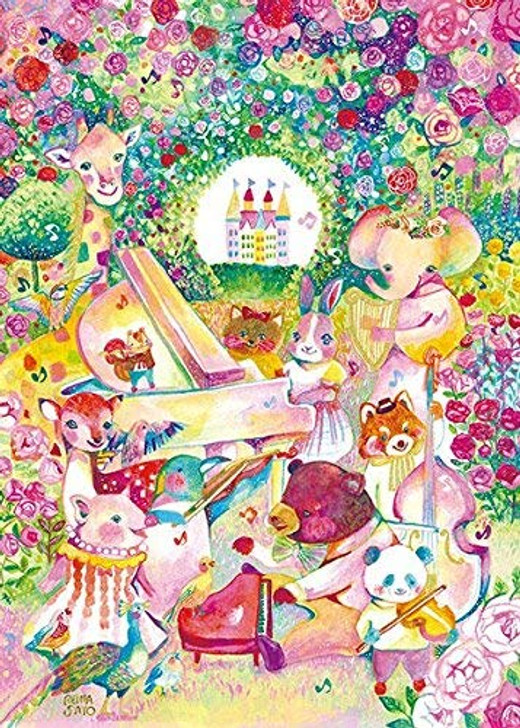 APPLEONE Jigsaw Puzzle 500-240 Friendly Concerto (500 Pieces)