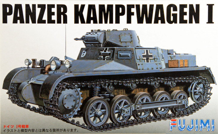 Fujimi SWA26 Special World Armor Panzer Kampfwagen I 1/76 Scale Kit (4968728762265)