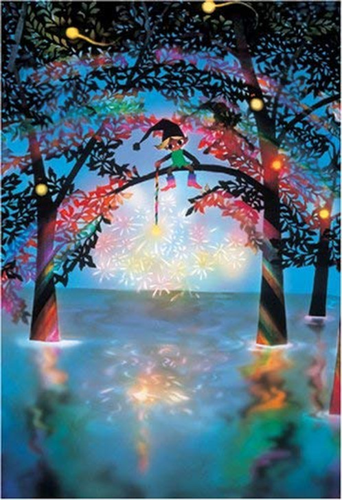 APPLEONE Jigsaw Puzzle 300-146 Sparkling Fire Work (300 Pieces)