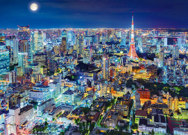 Epoch Jigsaw Puzzle 54-018 Twinkling Tokyo Night (2000 S-Pieces)