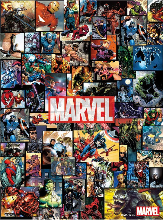 Tenyo Japan Jigsaw Puzzle RD48-628 Marvel Universe (Double Sides) (48 Pieces)