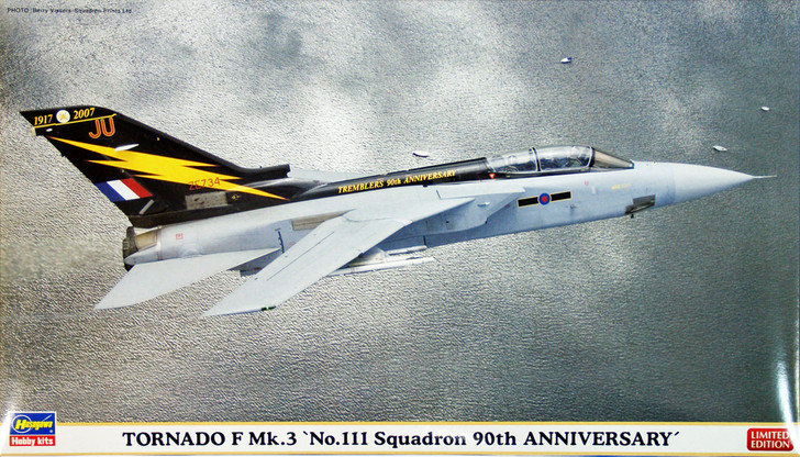 Hasegawa 01959 Tornado F Mk.3 No.111 Squadron 90th Anniversary 1/72 Scale Kit (4967834019591)
