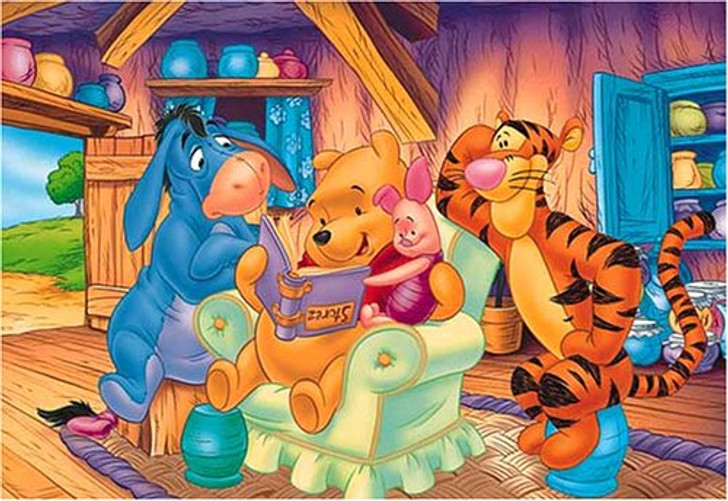 Tenyo Japan Jigsaw Puzzle D-108-852 Disney Winnie the Pooh Story Time (108 Pieces)