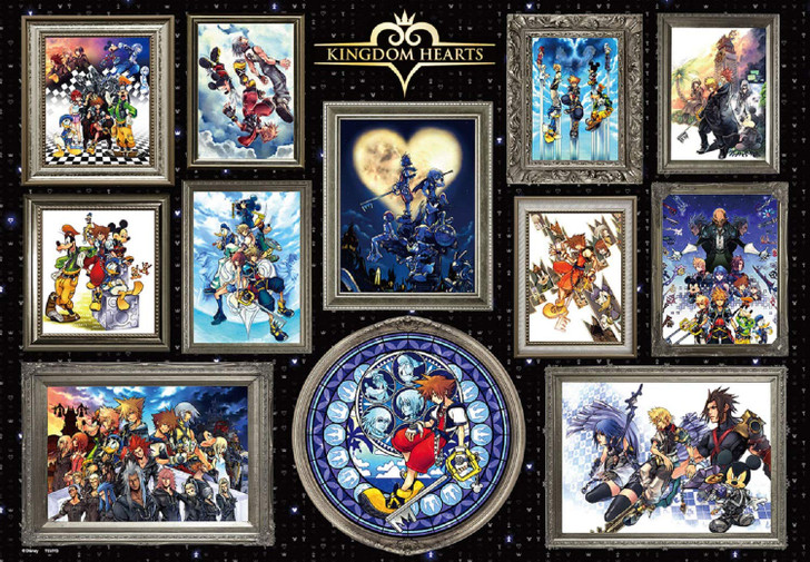 Tenyo Japan Jigsaw Puzzle D1000-051 Disney Kingdom Hearts Art (1000 Pieces)