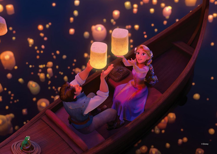 Tenyo Japan Jigsaw Puzzle D108-800 Disney Tangled I See the Light (108 Pieces)