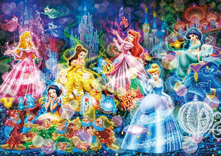 Tenyo Japan Jigsaw Puzzle D300-248 Disney Princess Brilliant Dream (300 Pieces)